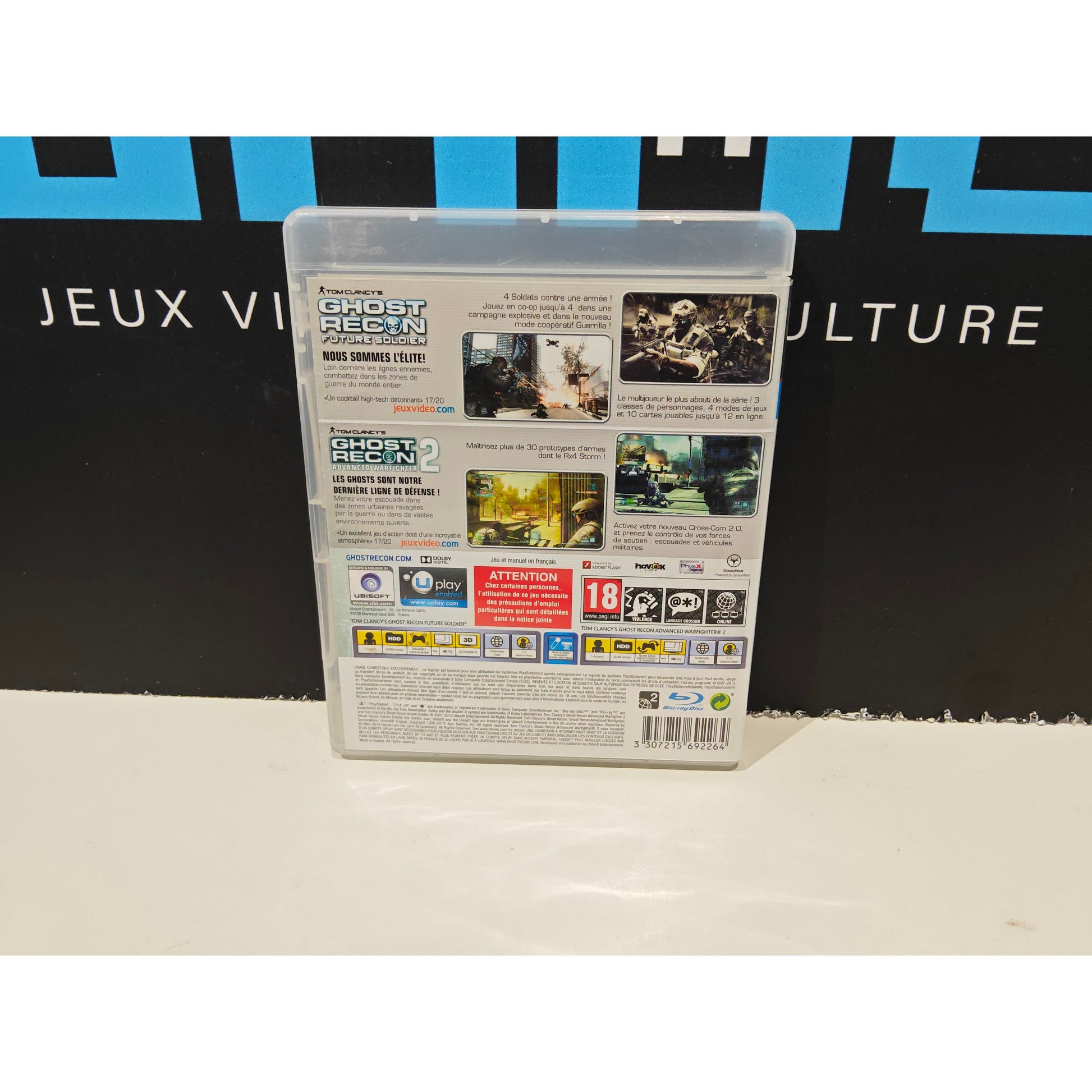 Ghost Recon double pack Ghost Recon Futur Soldier et Ghost Recon Advanced Warfighter 2 PS3