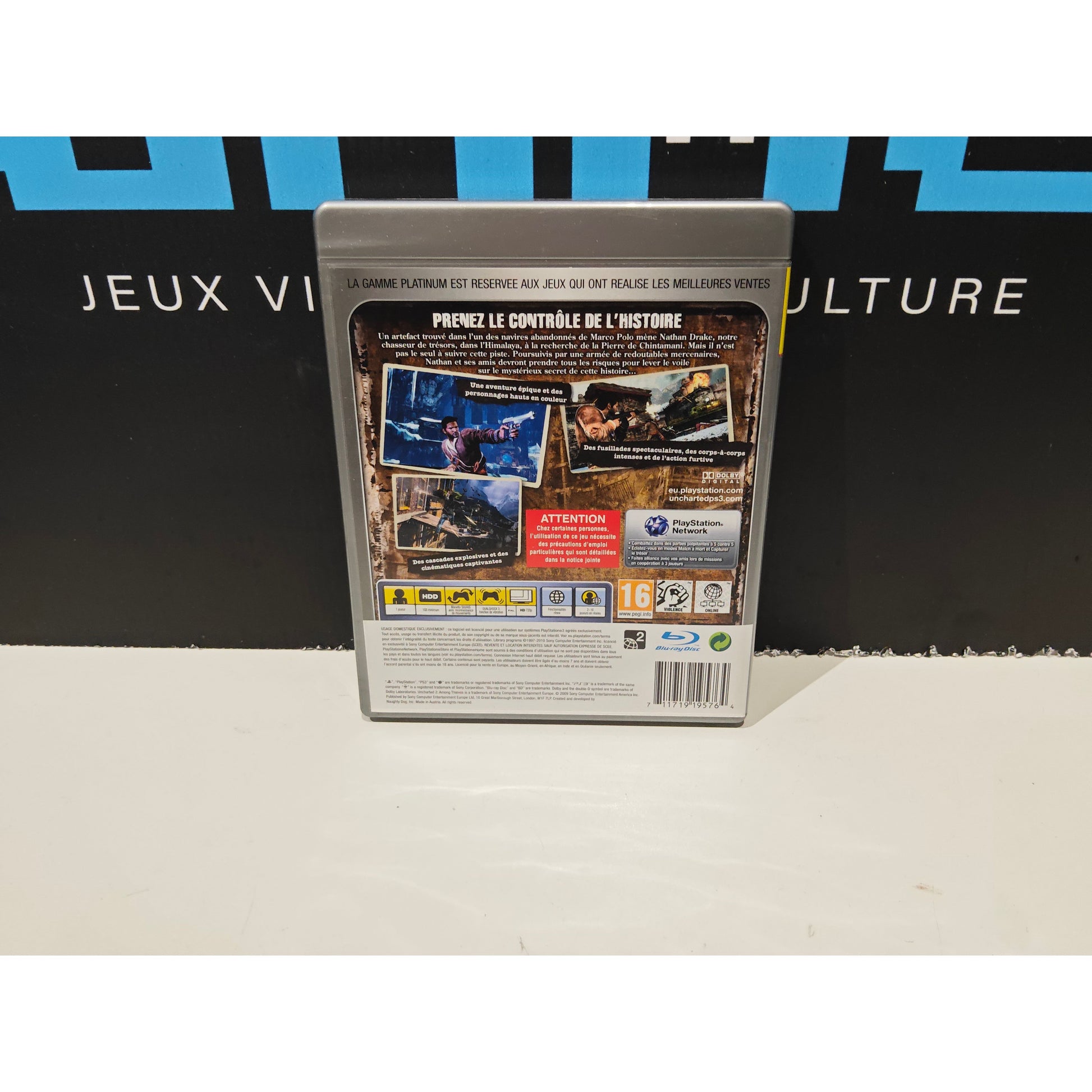 Uncharted 2 : Among Thieves Platinum – PS3