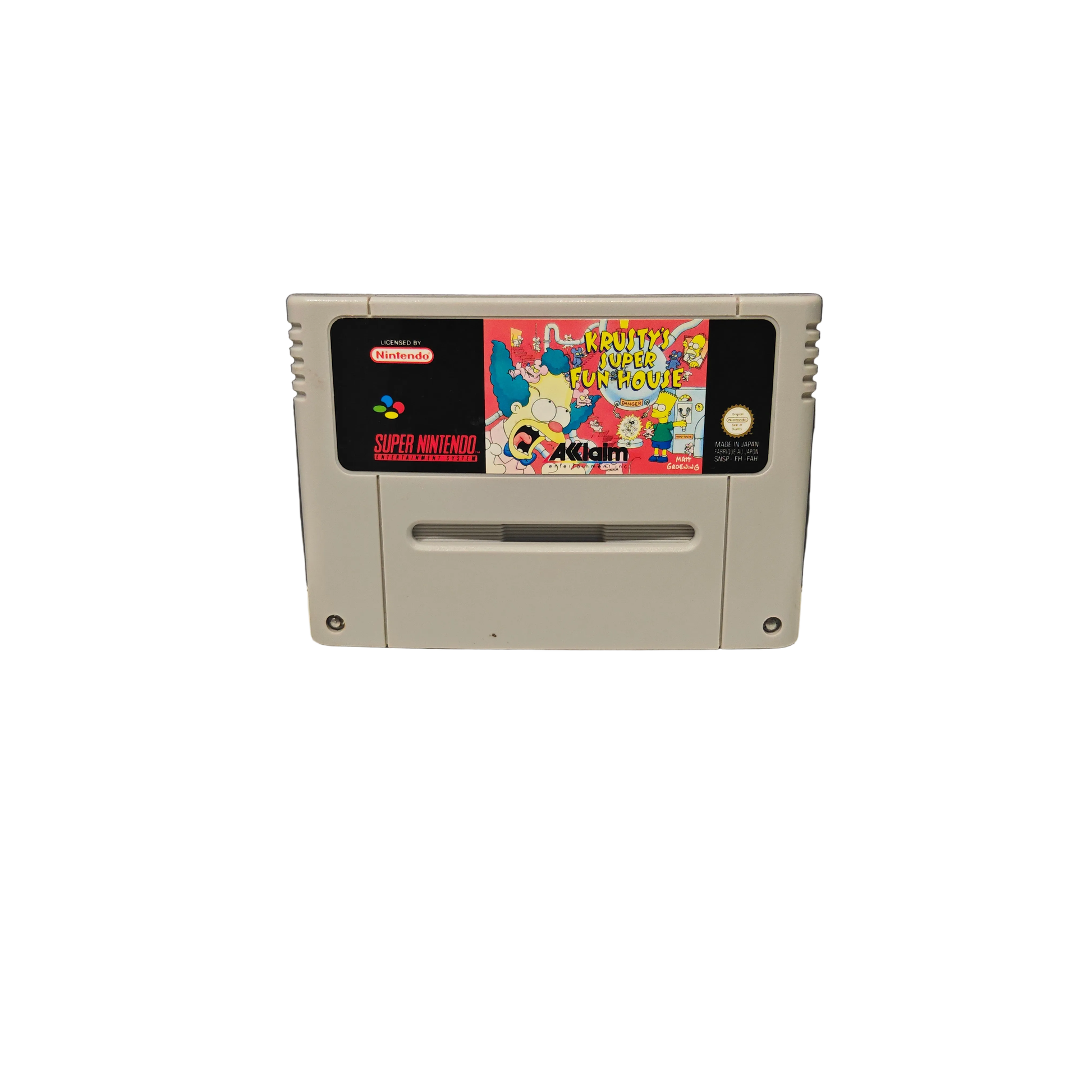 Krusty's Super Fun House - SUPER NINTENDO