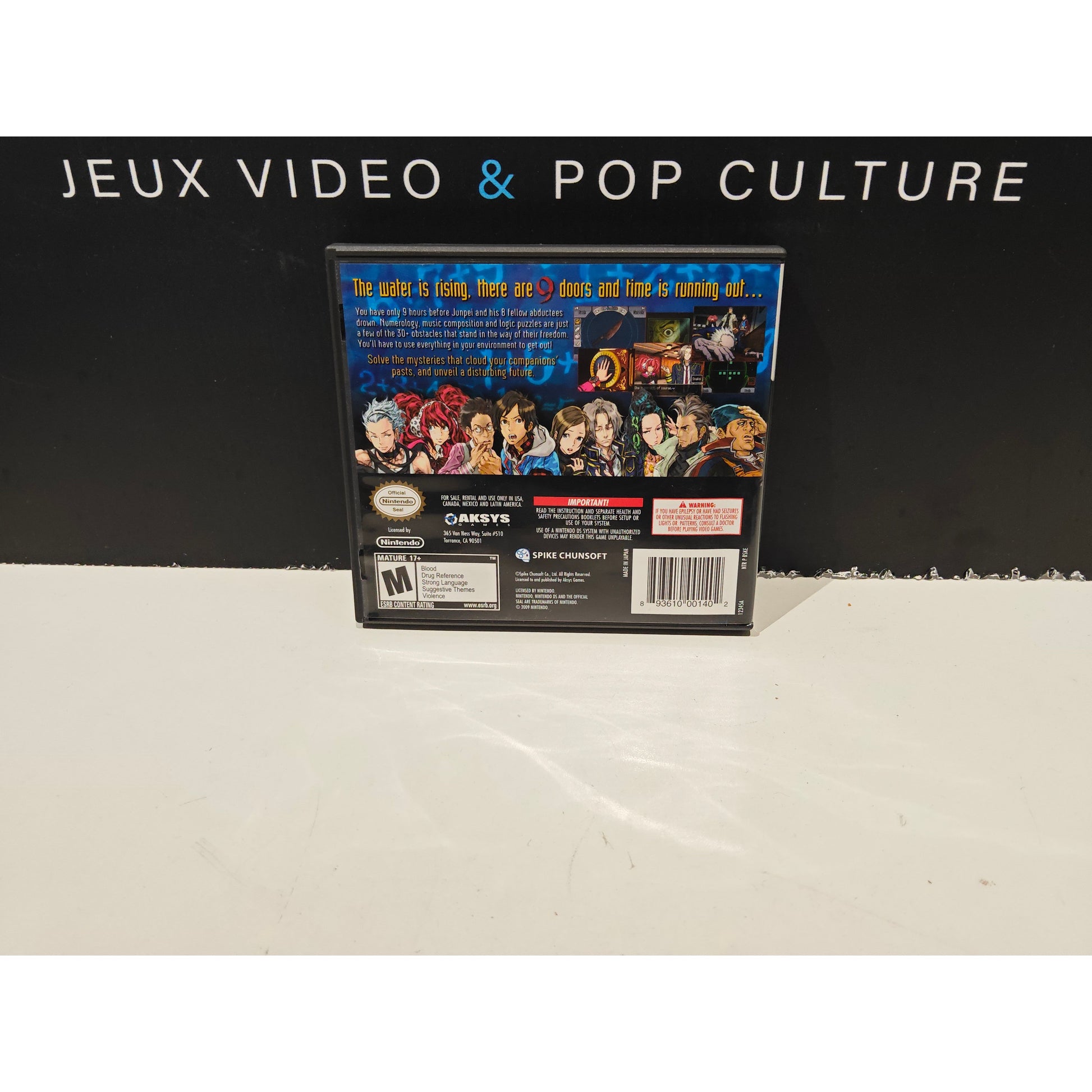 999 : Nine Hours Nine Persons Nine Doors - DS