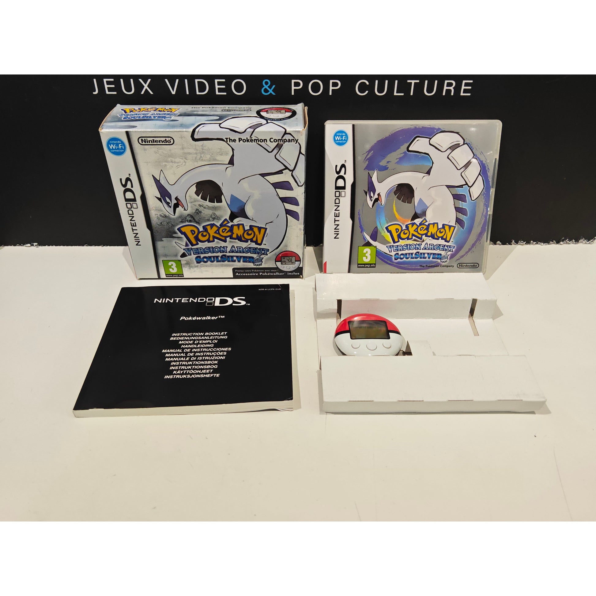 Pokémon Version Argent SoulSilver avec PokéWalker – DS