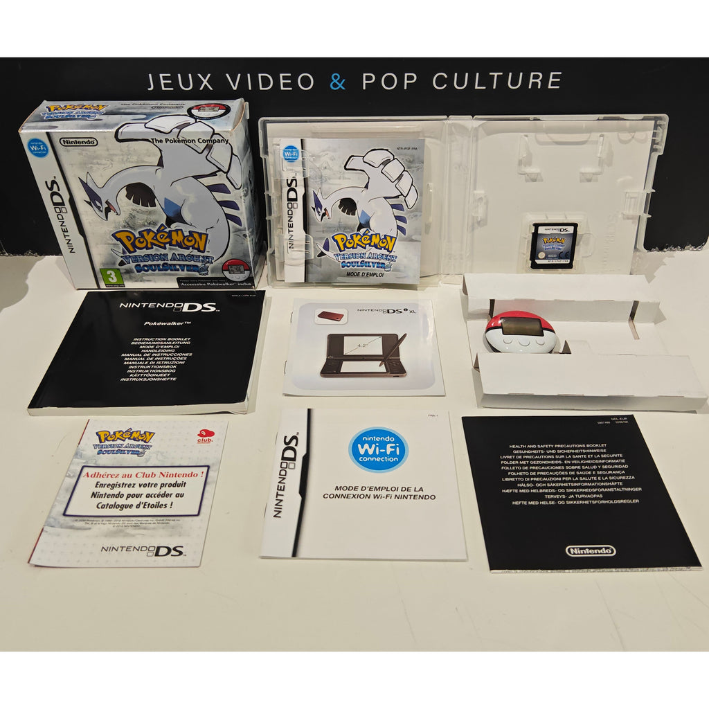 Pokémon Version Argent SoulSilver avec PokéWalker – DS