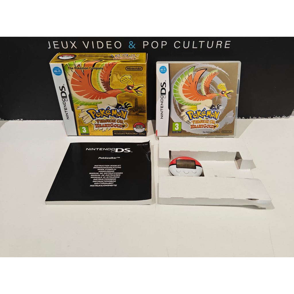 Pokemon Version Or HeartGold avec PokéWalker – DS