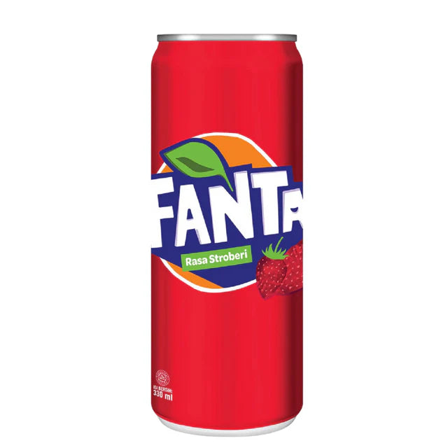 Fanta Strawberry Slim Can