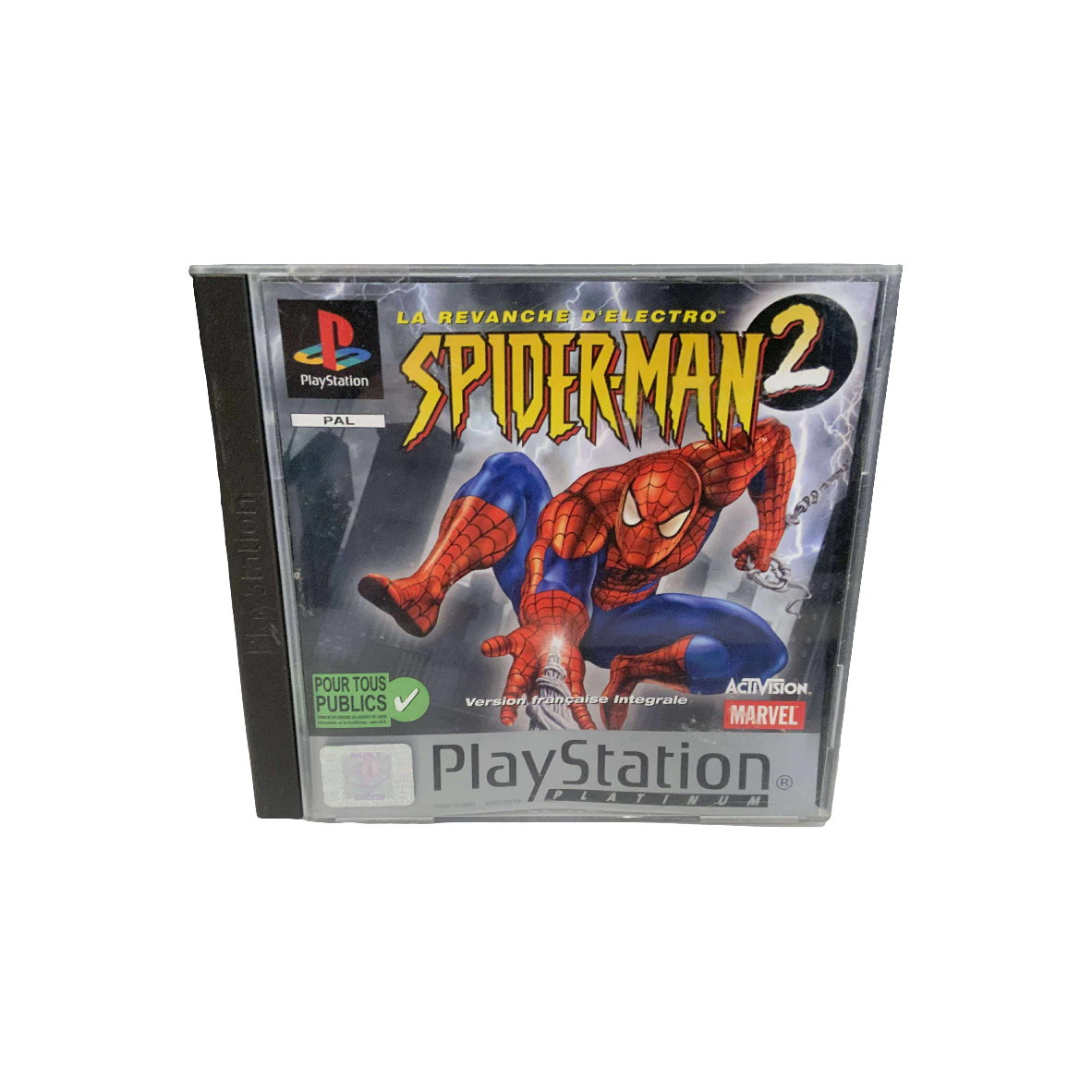 Spiderman 2: La Revanche D' Electro – PS1 Platinum Complet BE