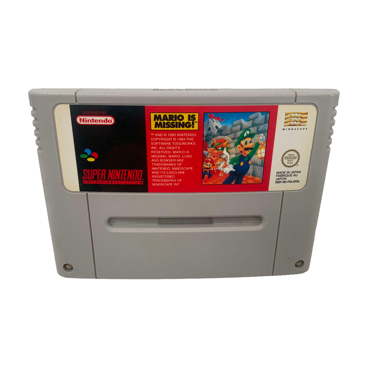 Mario Is Missing SNES TBE