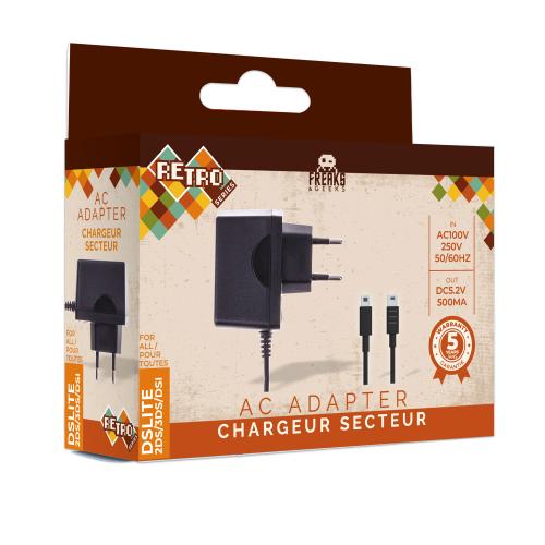 Chargeur secteur NEW3DSXL/ NEW3DS/ 2DS/ 3DS/ 3DS XL/ DSi/ DSi XL/ DSN Litei