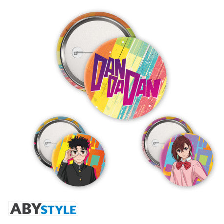 DAN DA DAN Pack de 3 Badges