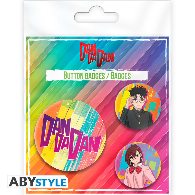 DAN DA DAN Pack de 3 Badges