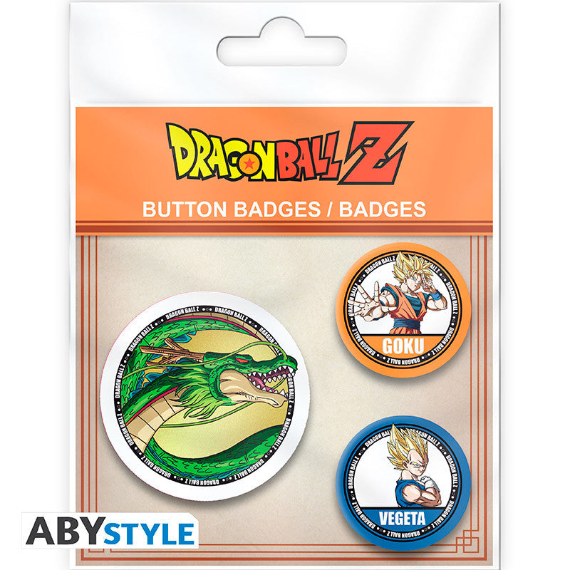 DRAGON BALL Pack de 3 Badges