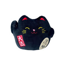 Peluche - Maneki Neko 40 Cm - Noire