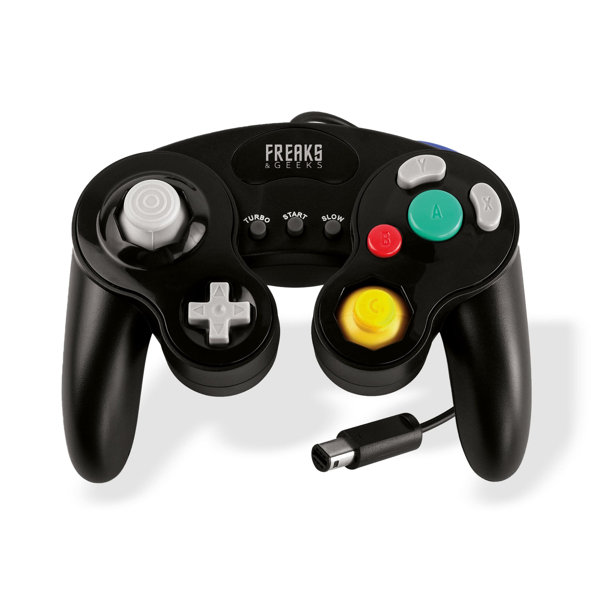 Manette Noire Wii/GCN  avec fonction Turbo et Slow