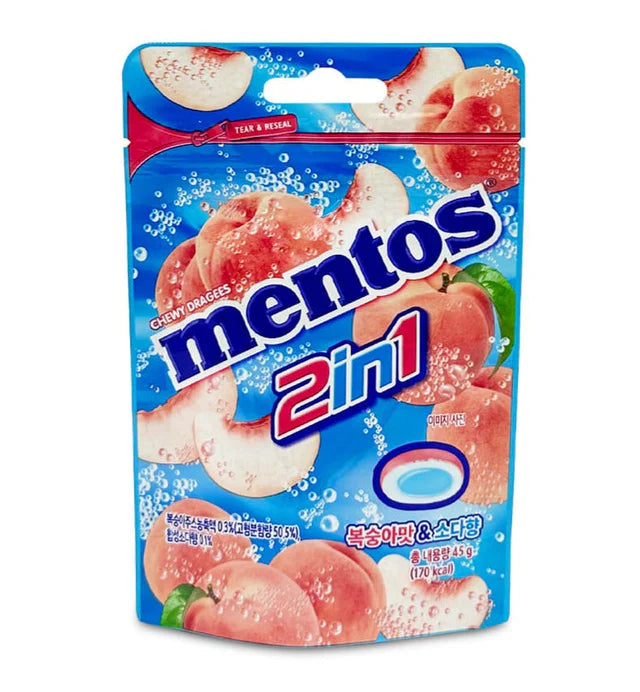 Mentos Duo Peach & Soda