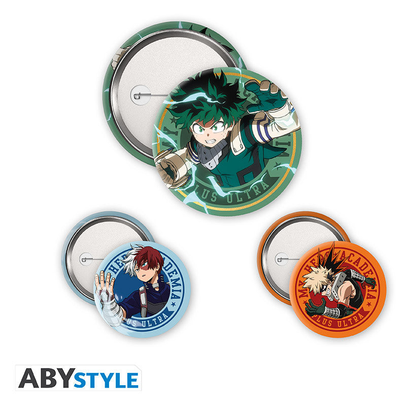 MY HERO ACADEMIA Pack de 3 Badges