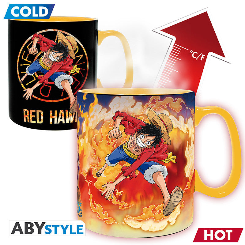 ONE PIECE MUG Luffy & Sabo Heat Change