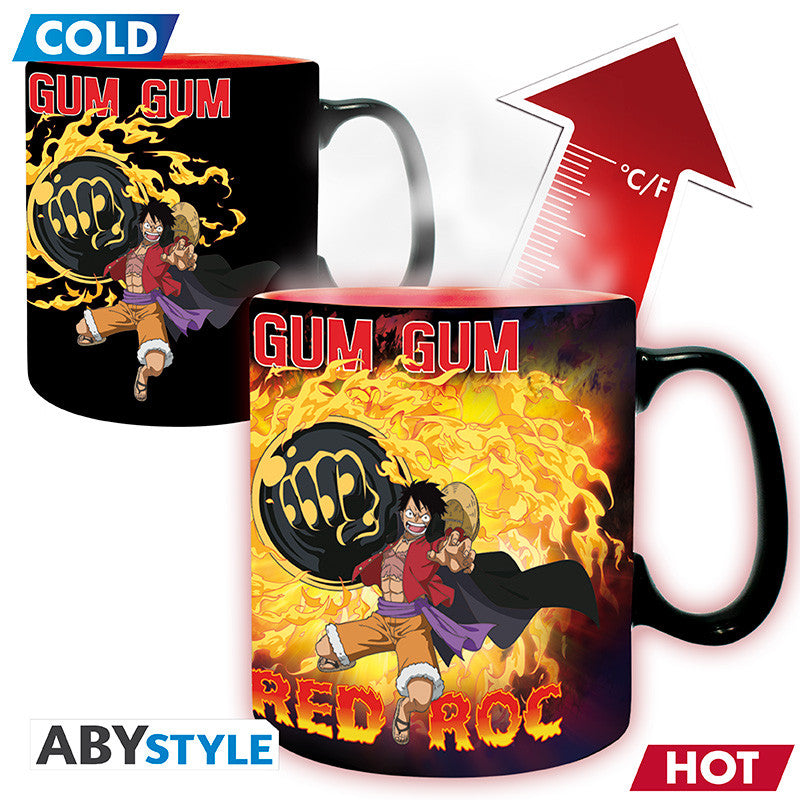 ONE PIECE MUG Luffy vs Kaido Heat Change