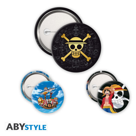 ONE PIECE Pack de 3 Badges