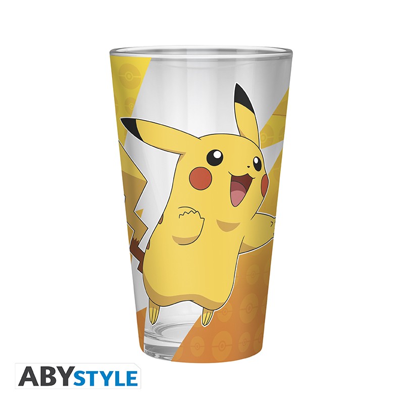 VERRE XXL PREMIUM POKEMON Pikachu effet métal