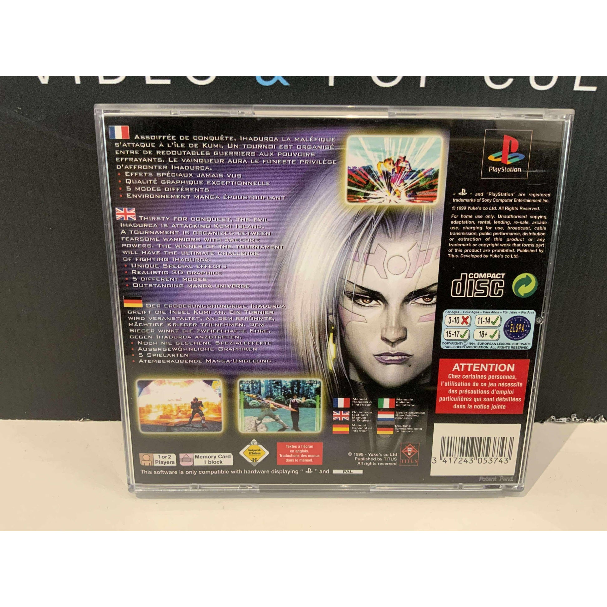 Evil Zone – PS1 Complet TBE
