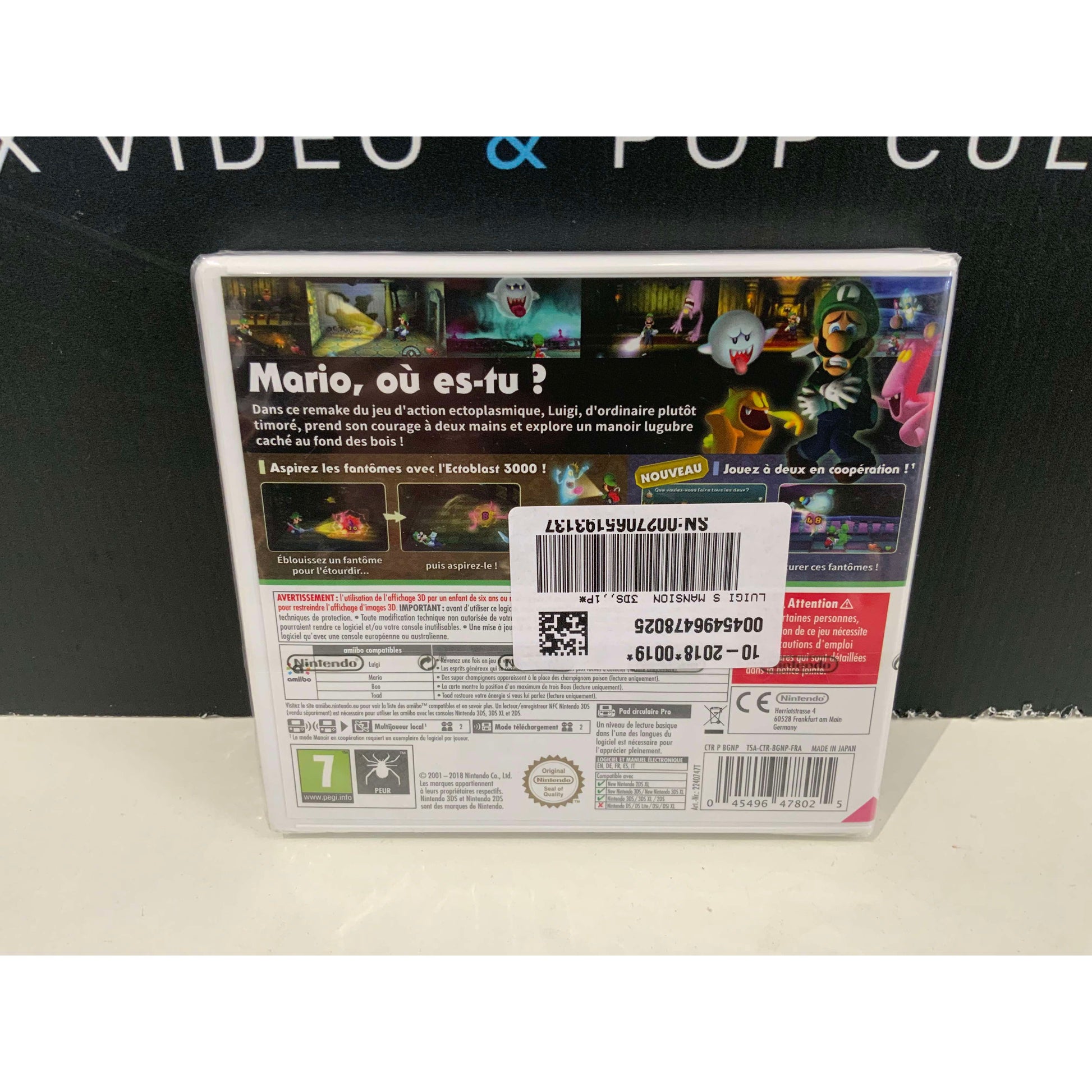 Luigi's Mansion 3DS Neuf Sous Blister