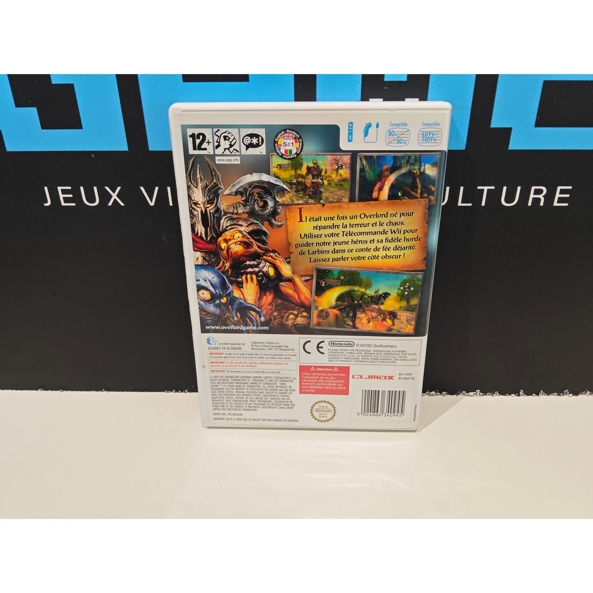 Overlord : Dark Legend - Wii