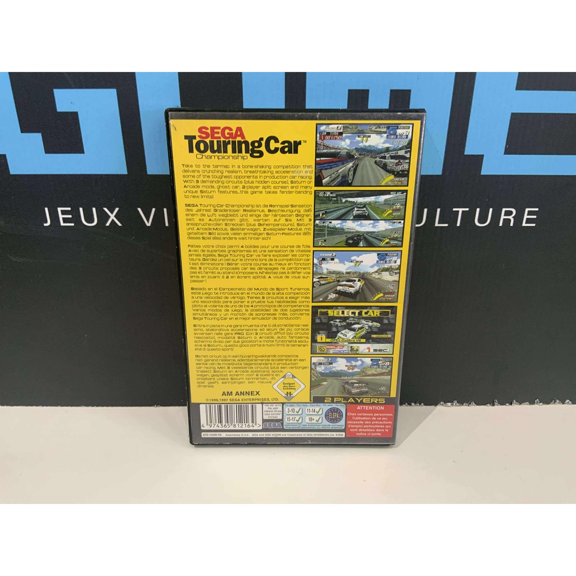 Sega Touring Car Championship Saturn BE Complet