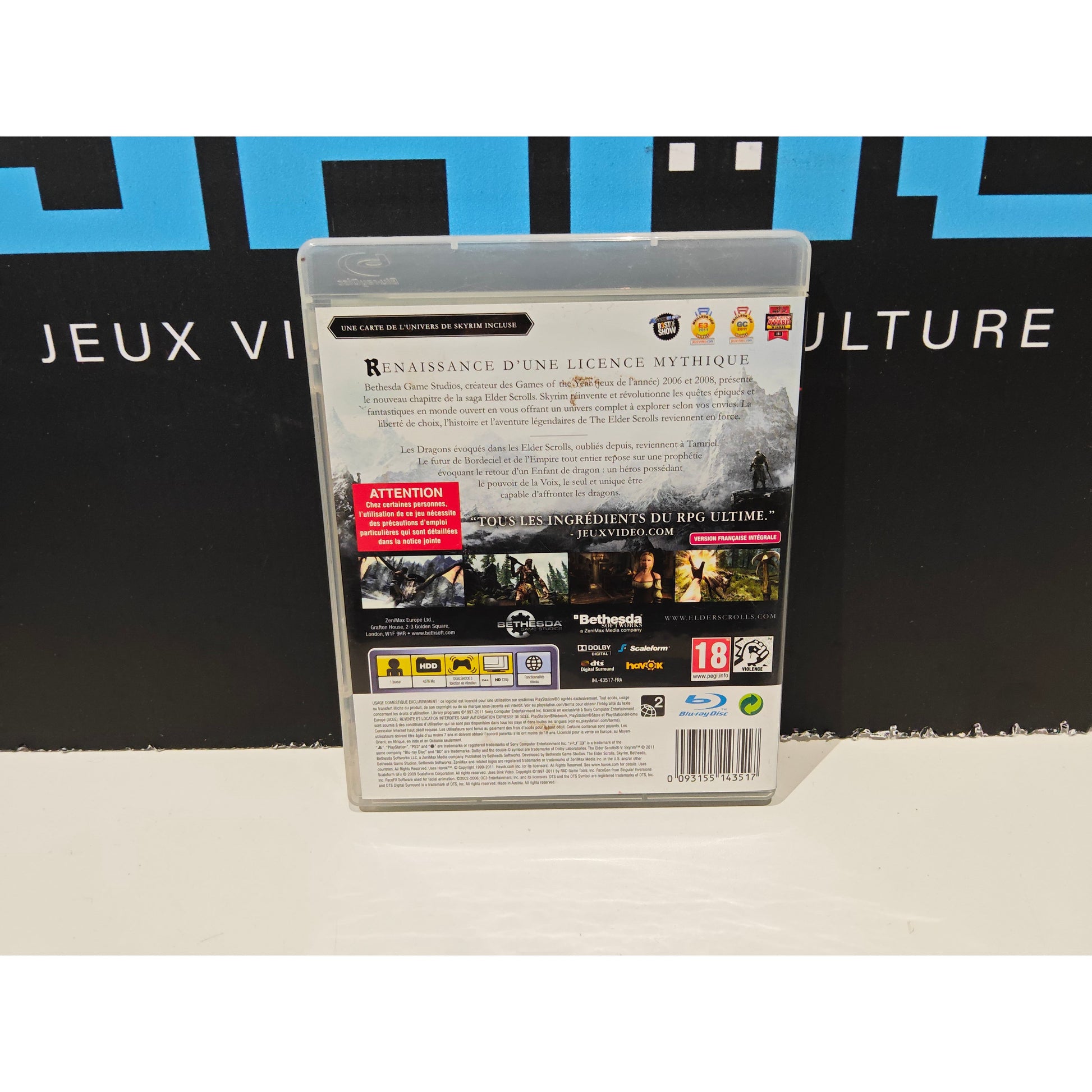 The Elder Scrolls V : Skyrim – PS3