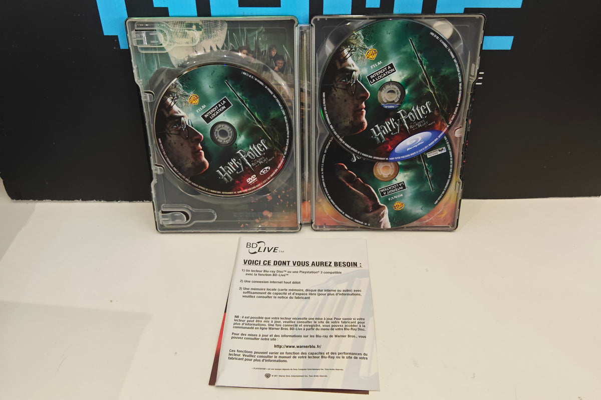 Harry Potter et les reliques de la mort partie 2 Steelbook  - Blu Ray