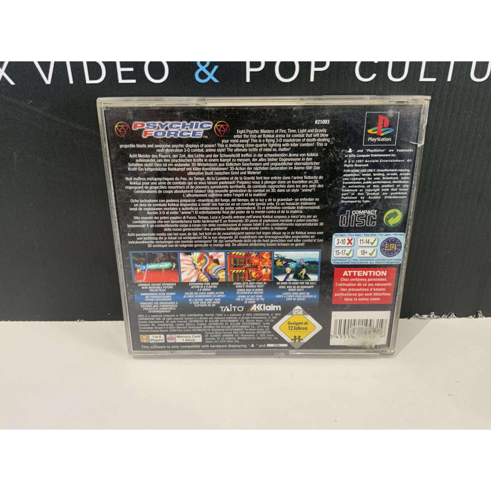 Psychic Force – PS1 Complet BE