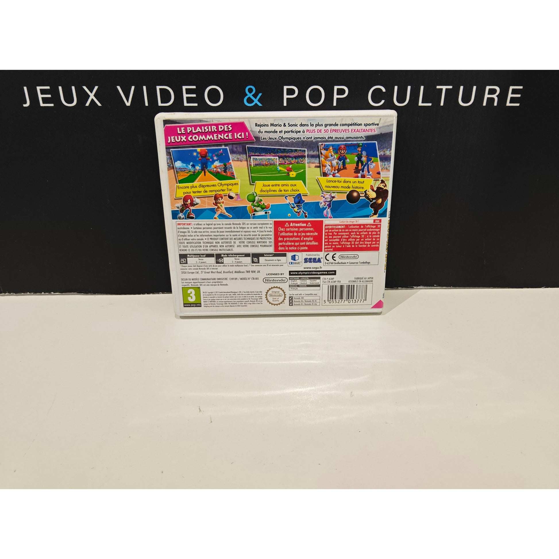 Mario & Sonic aux Jeux Olympiques de Londres 2012 – 3DS