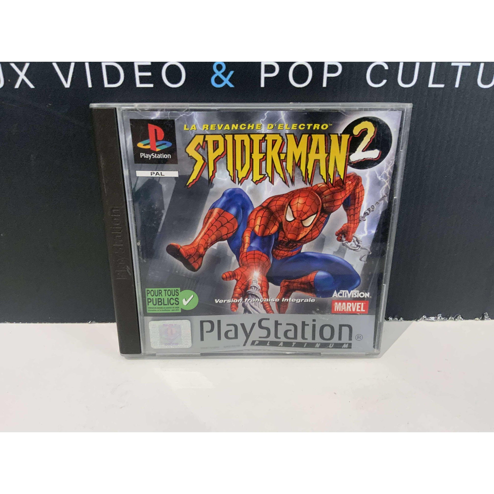 Spiderman 2: La Revanche D' Electro – PS1 Platinum Complet BE