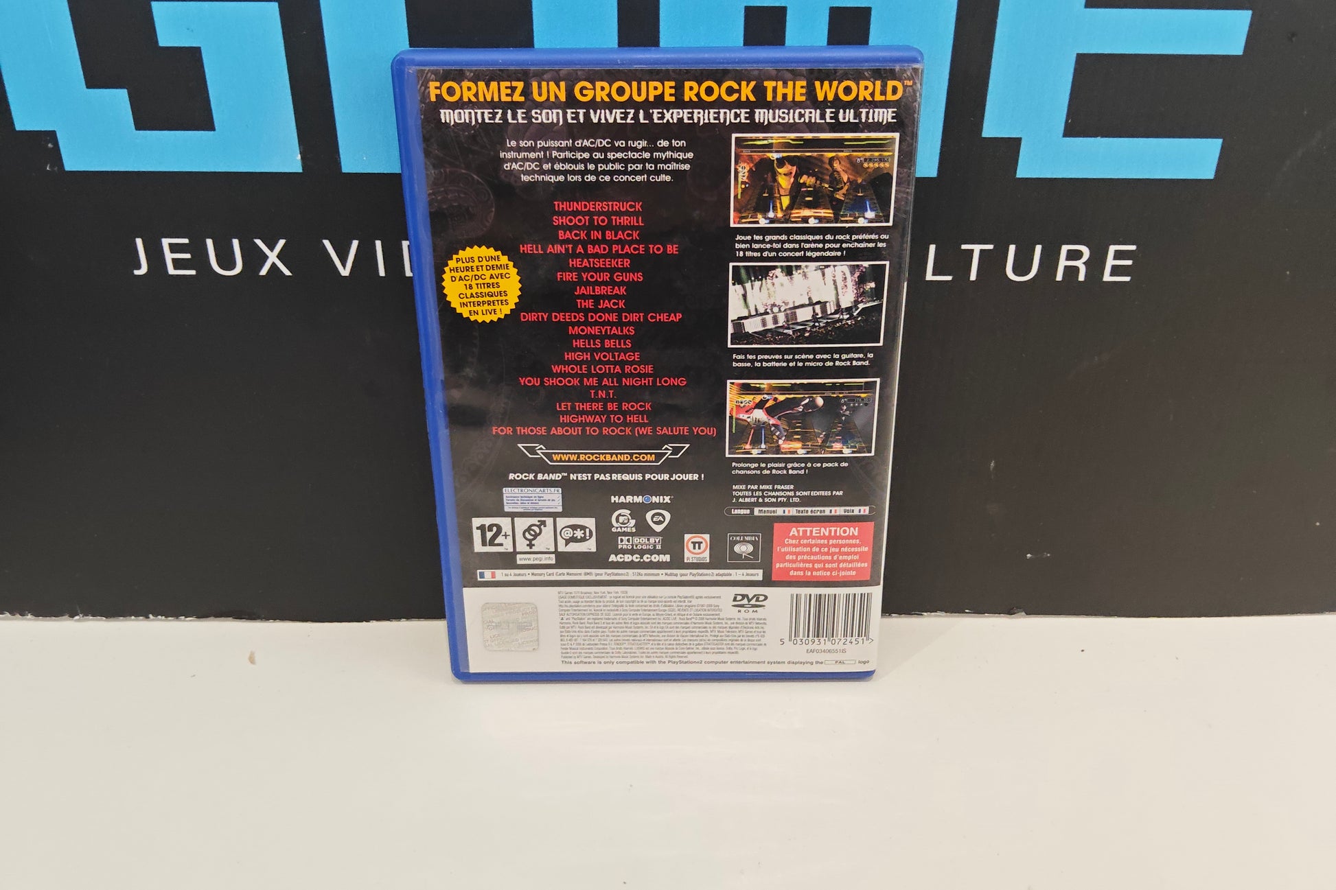 AC/DC Live : Rock Band Track Pack – PS2
