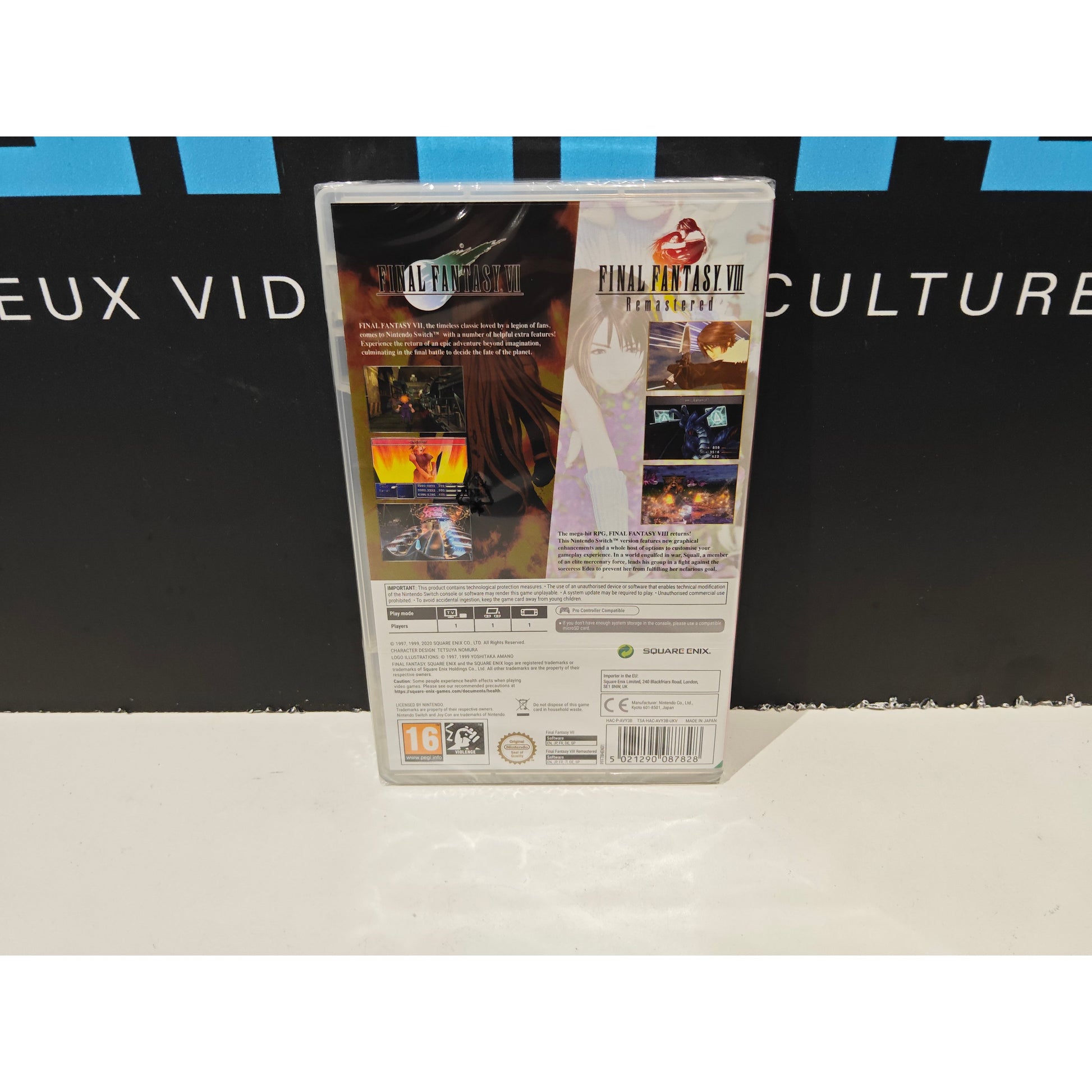 Final Fantasy VII VIII remastered Twin Pack Switch Neuf