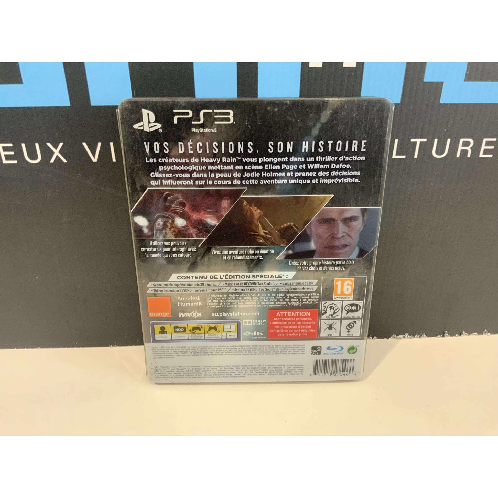 Beyond Two Souls Edition Spéciale – PS3 Complet TBE