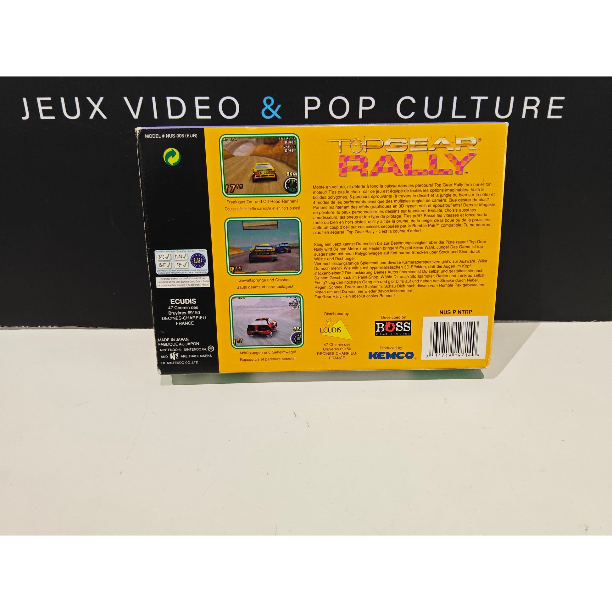 Top Gear Rally en boite - Nintendo 64