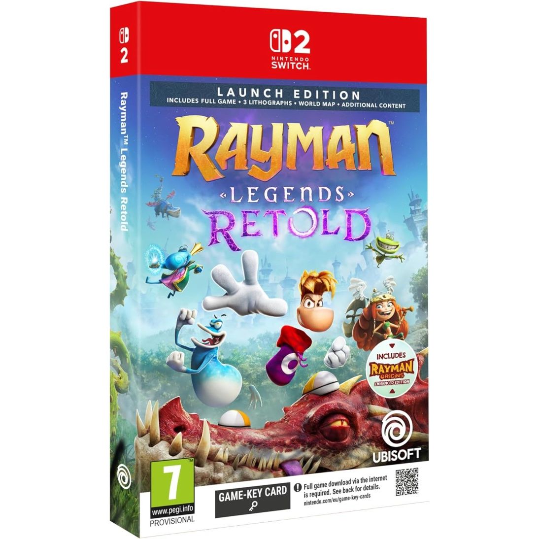 RAYMAN LEGENDS RETOLD - Switch 2 En précommande sortie le 3 décembre 2026