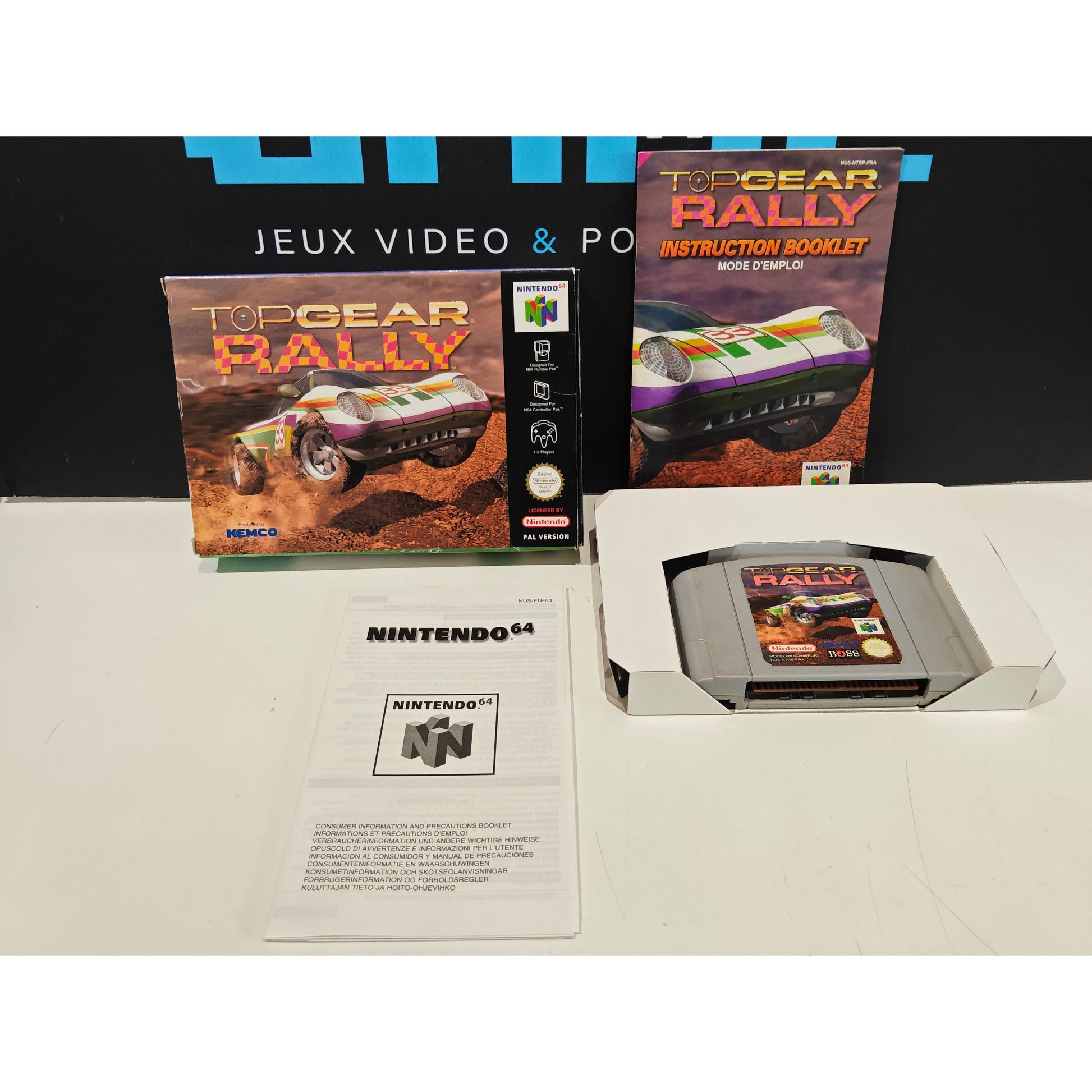 Top Gear Rally en boite - Nintendo 64