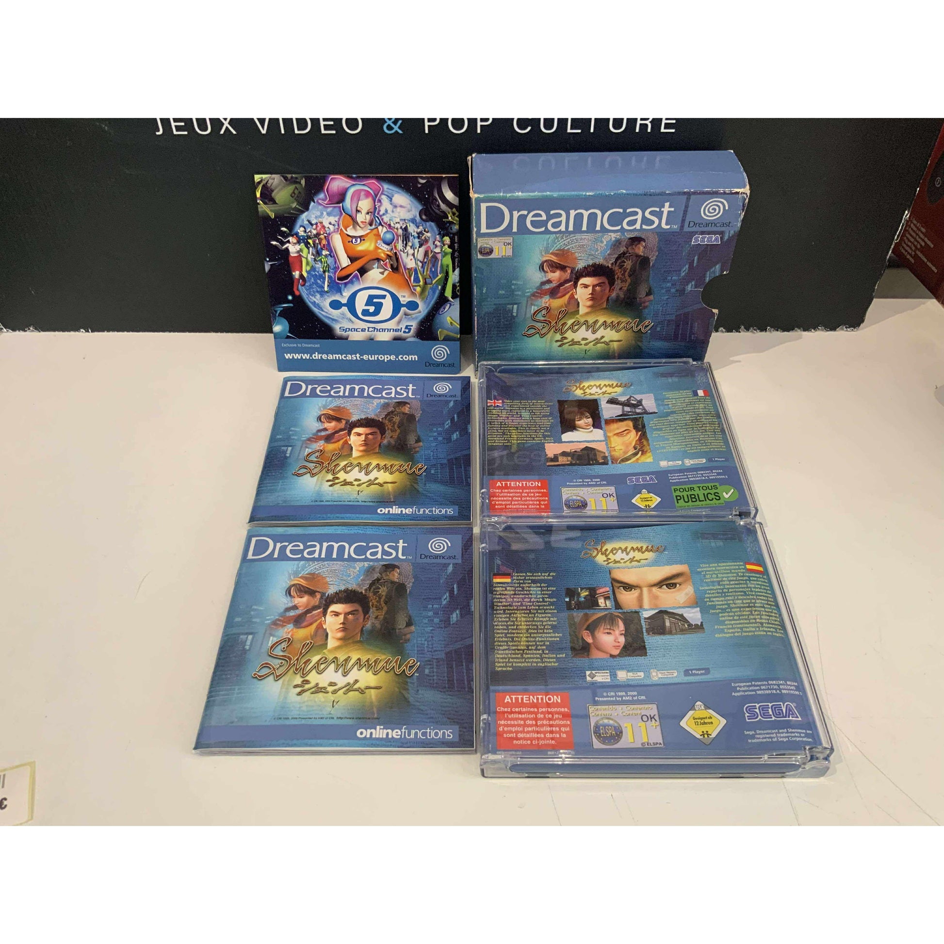 Shenmue Dreamcast BE Complet