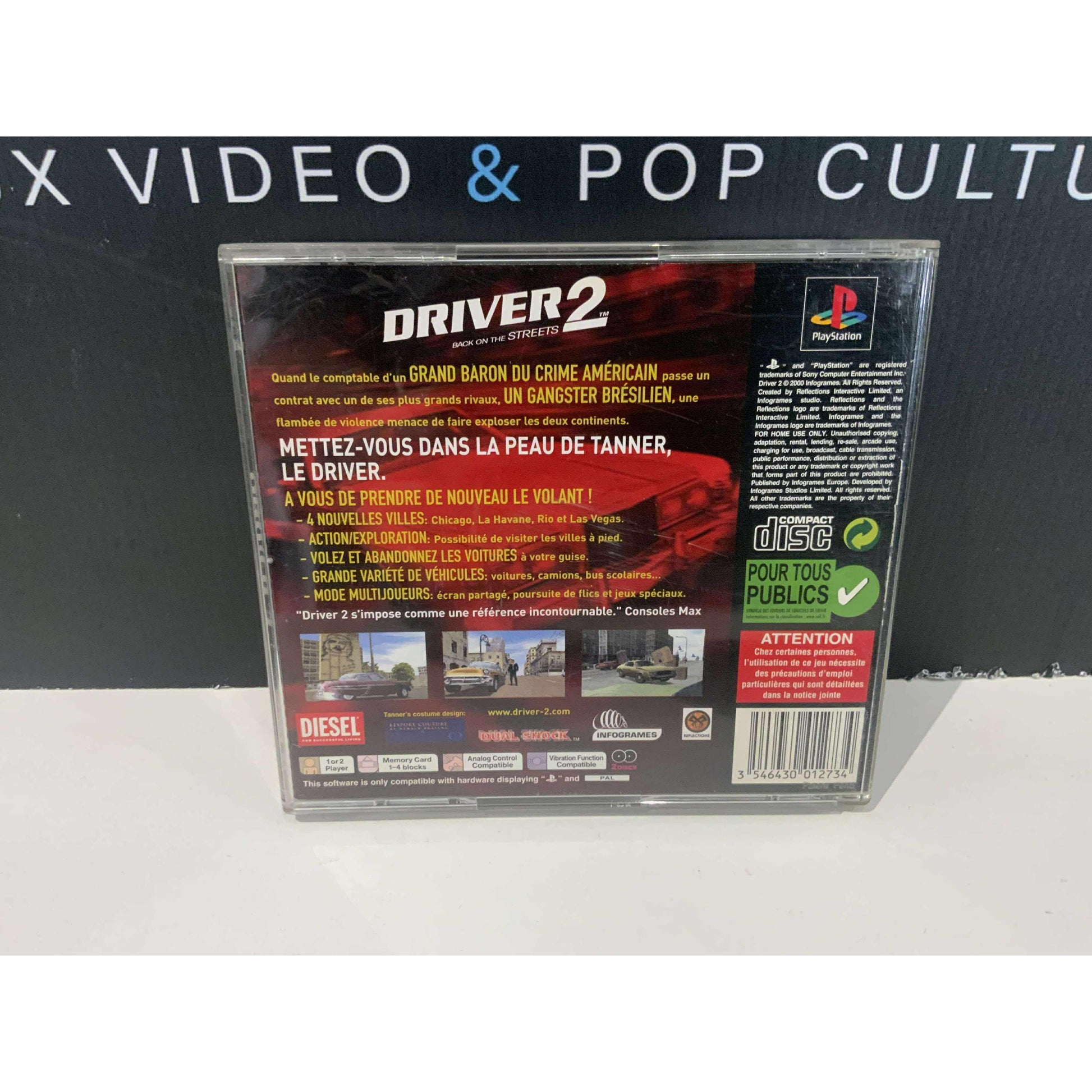 Driver 2 – PS1 Complet BE