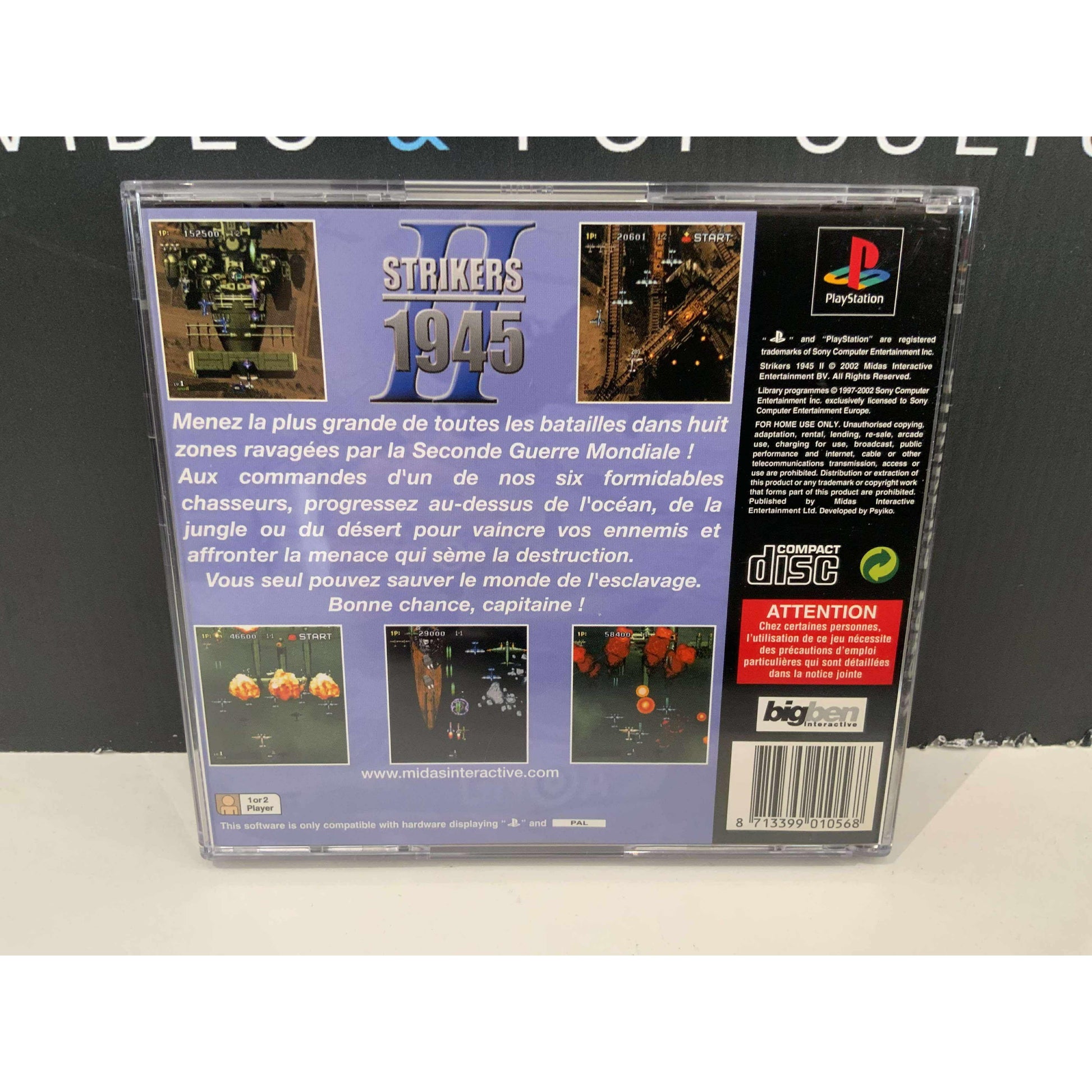 Strikers 1945 – PS1 Complet TBE