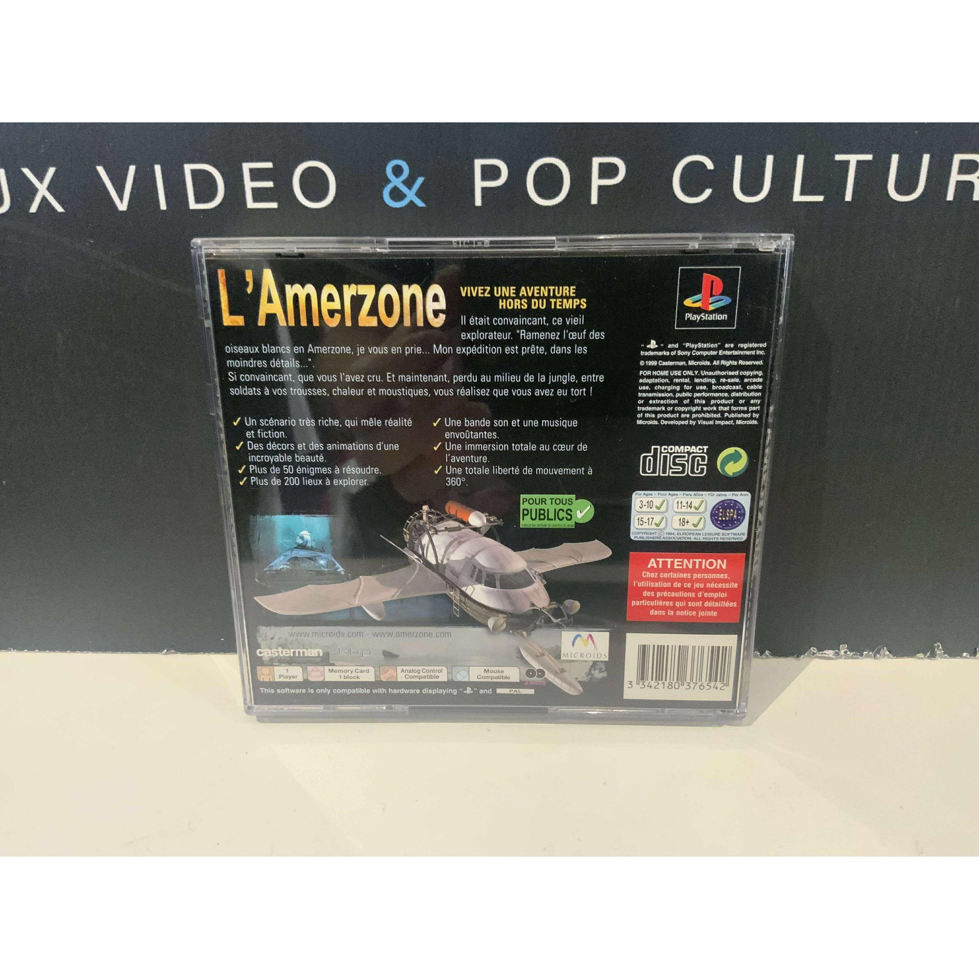 L'Amerzone – PS1 Complet TBE