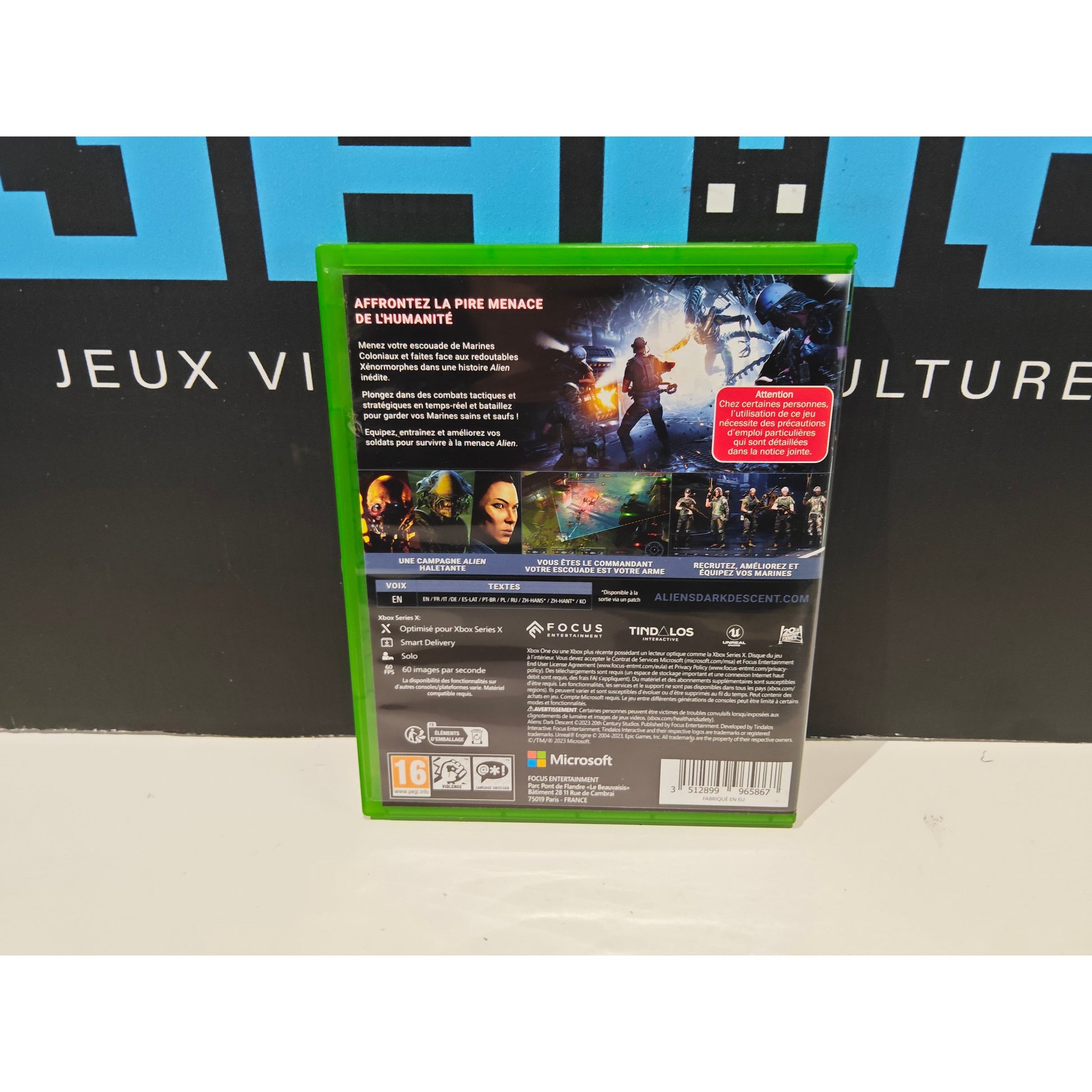 Aliens : Dark Descent - Xbox One et series X