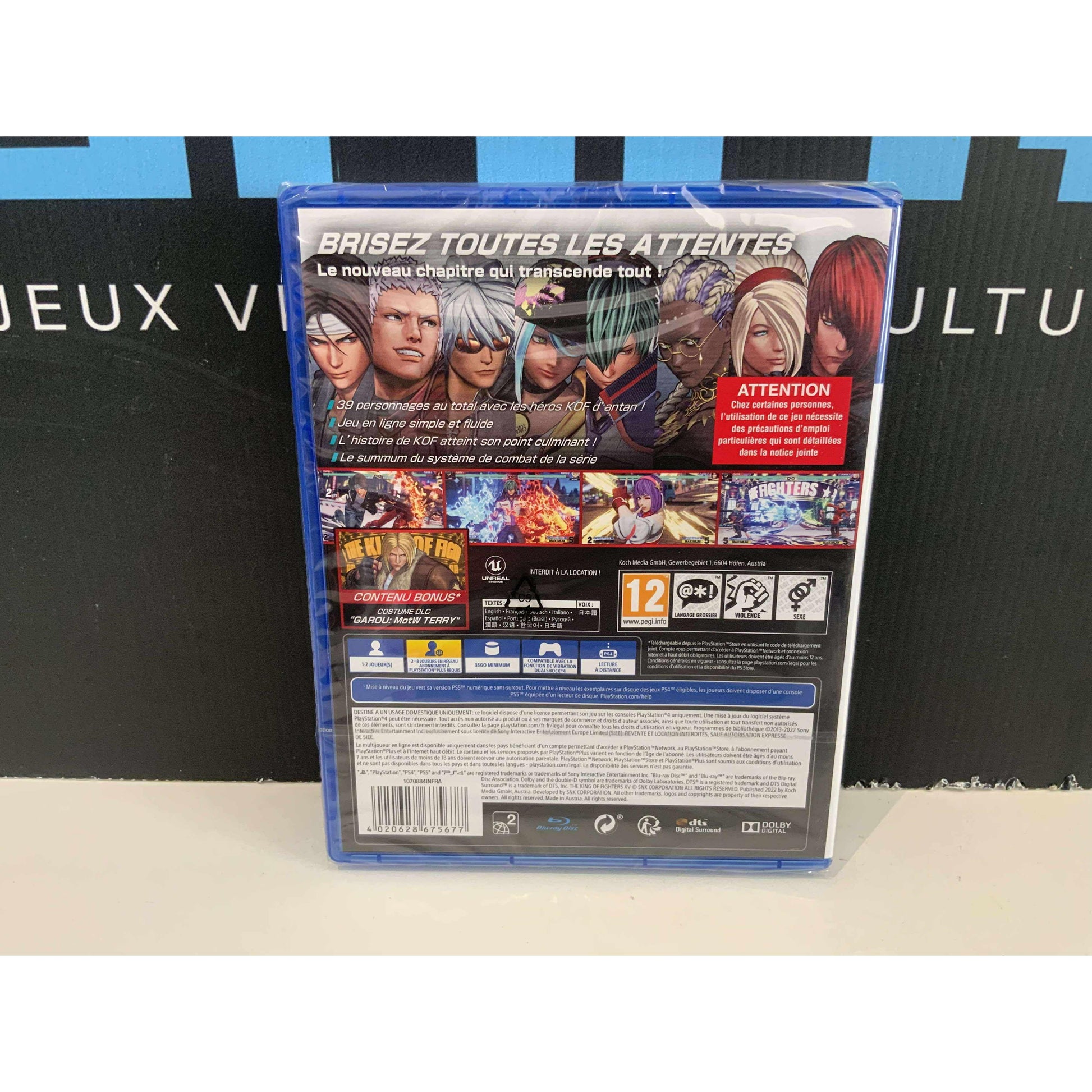 The King of Fighters XV – PS4 Neuf