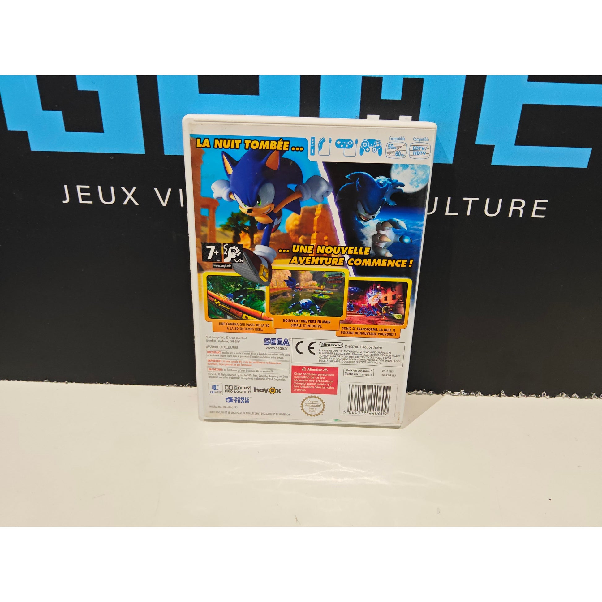 Sonic Unleashed la malédiction d'un hérisson  - Wii