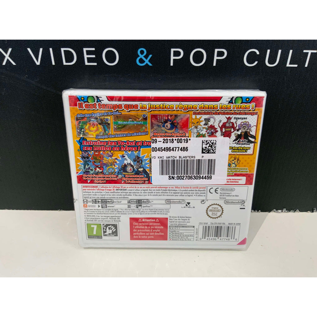 Yo-Kai Watch Blasters Peleton Du Chat Rouge 3DS Neuf Sous Blister