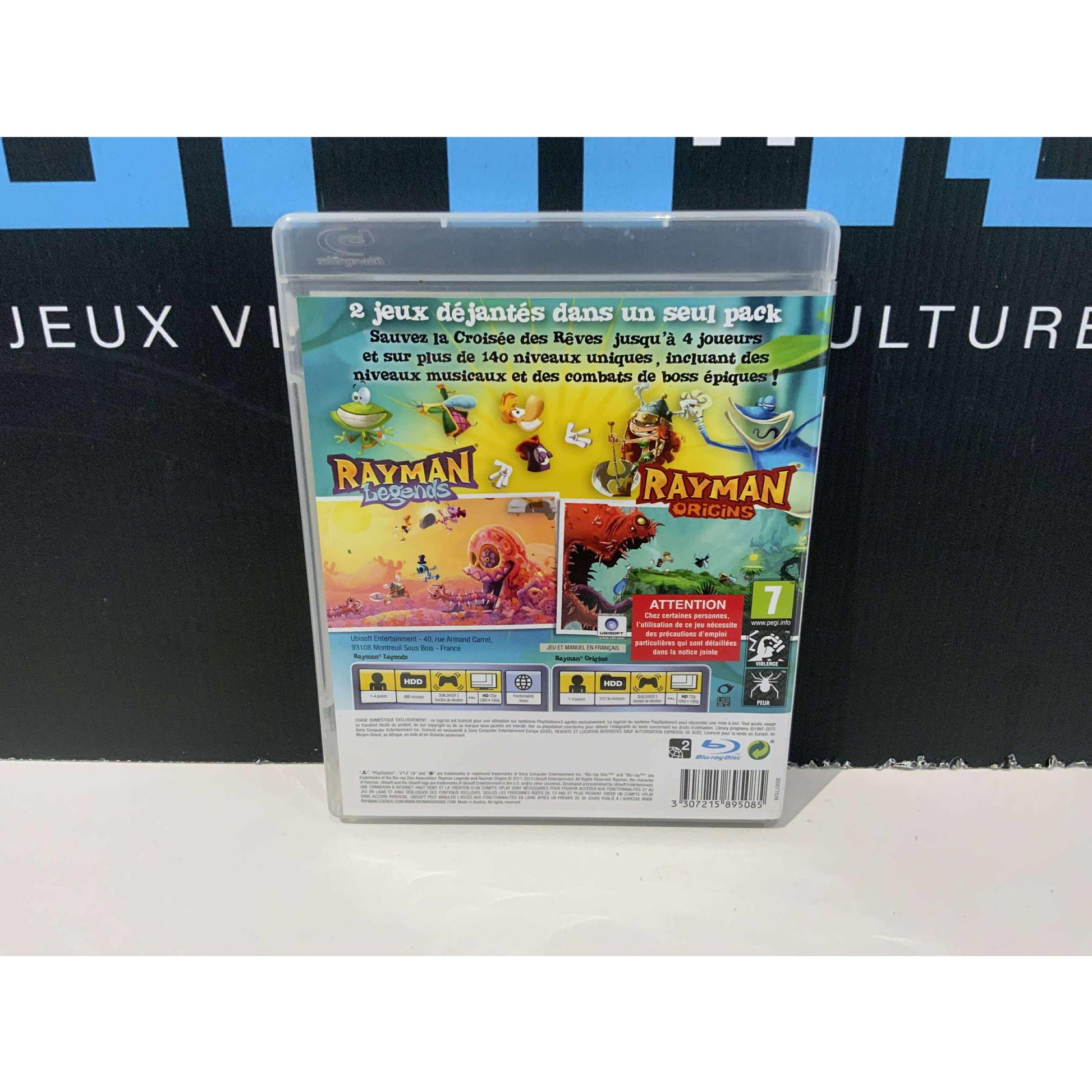 Rayman Legends + Rayman Origins – PS3 Complet TBE