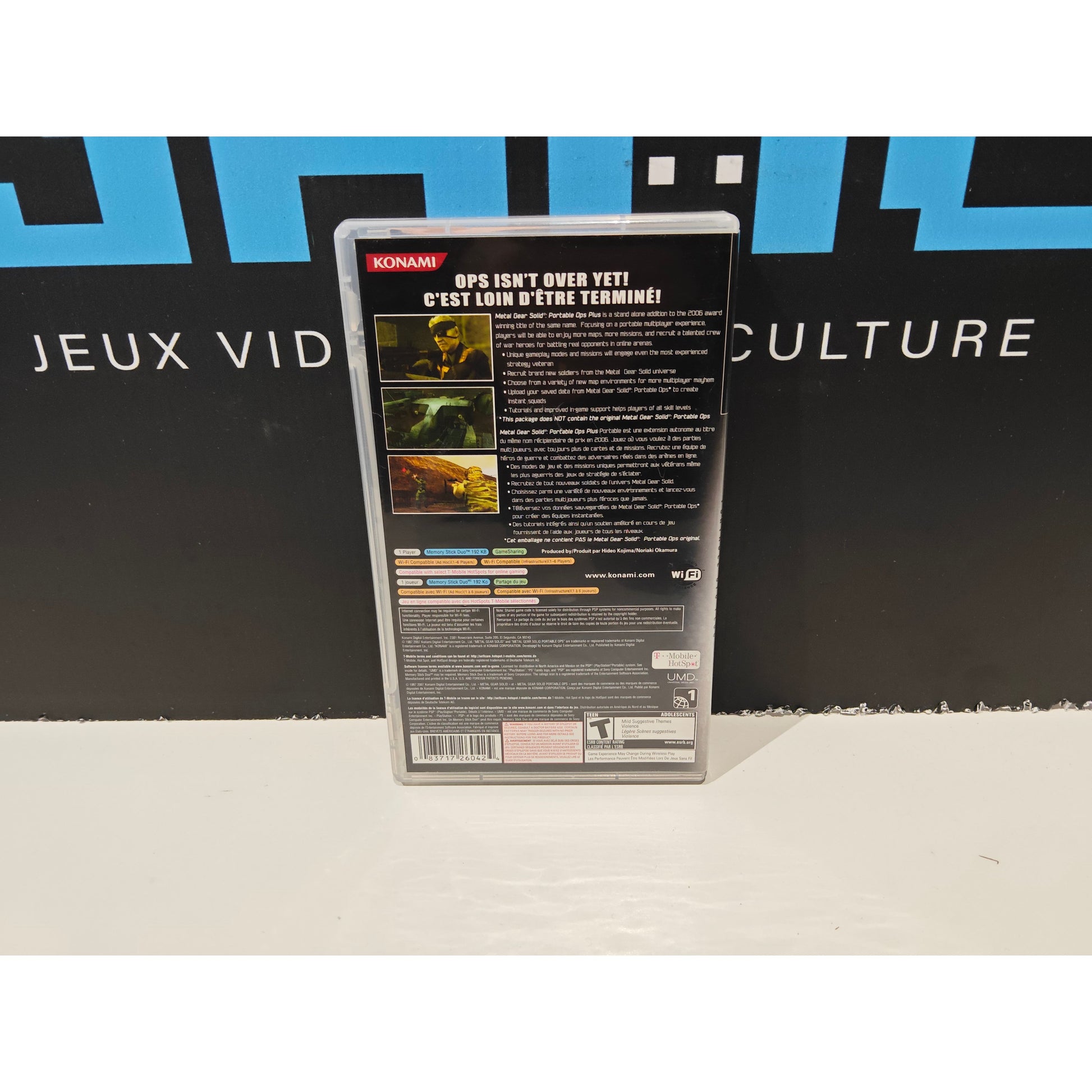 Metal Gear Solid Portable Ops Plust import US – PSP