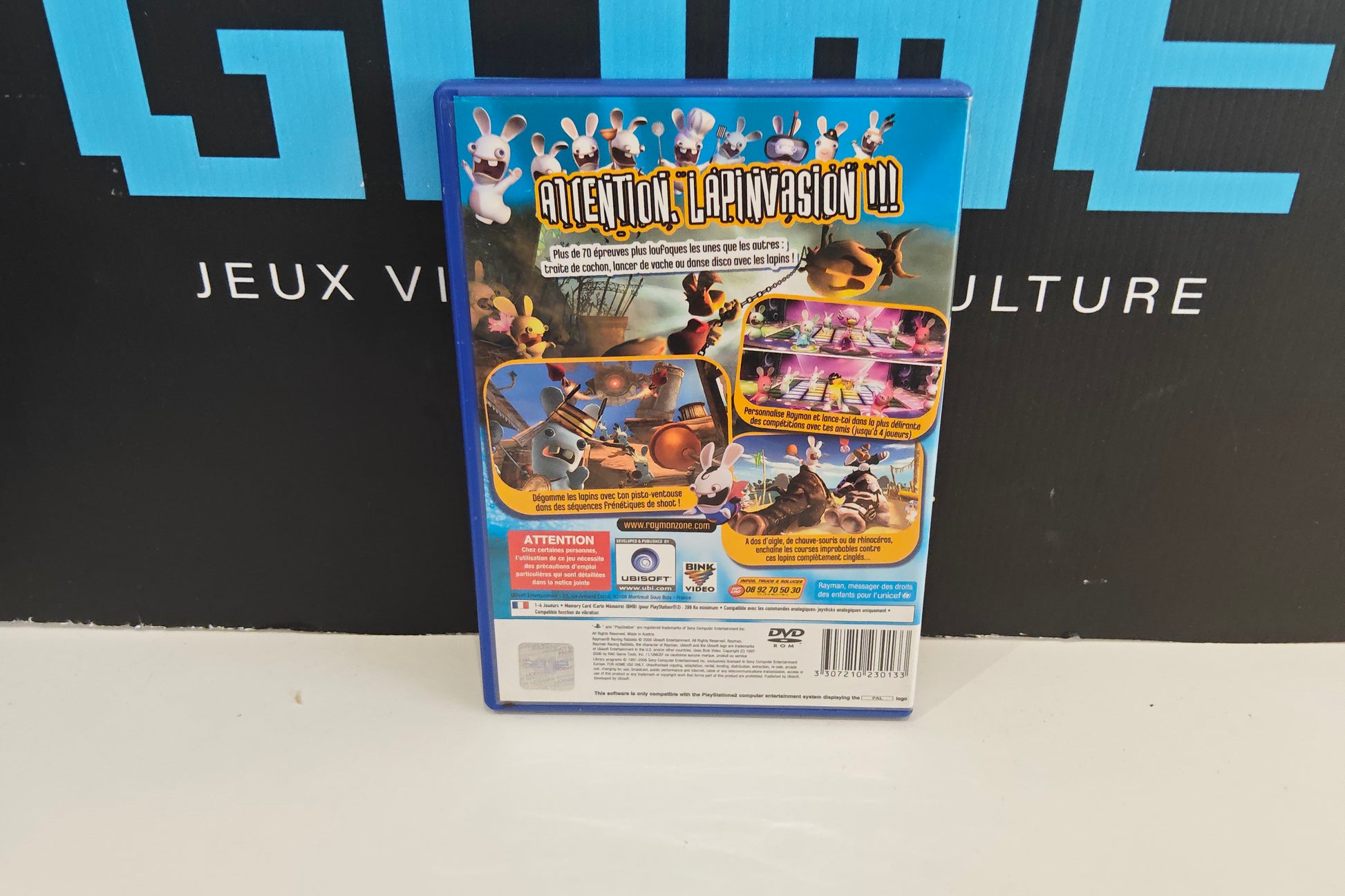 Rayman contre les lapins crétins - PS2
