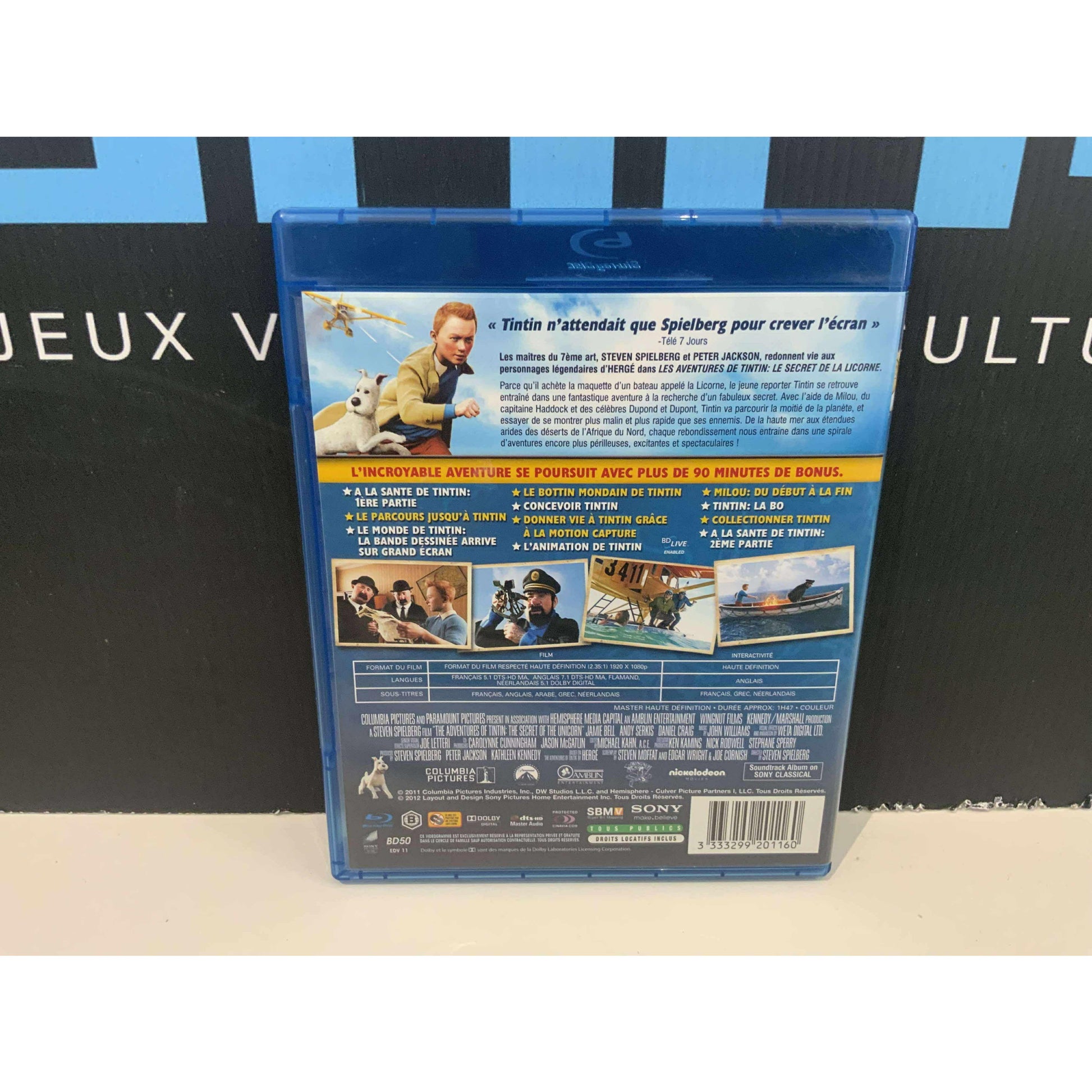 Tintin: Le Secret de la Licorne – Blu-ray