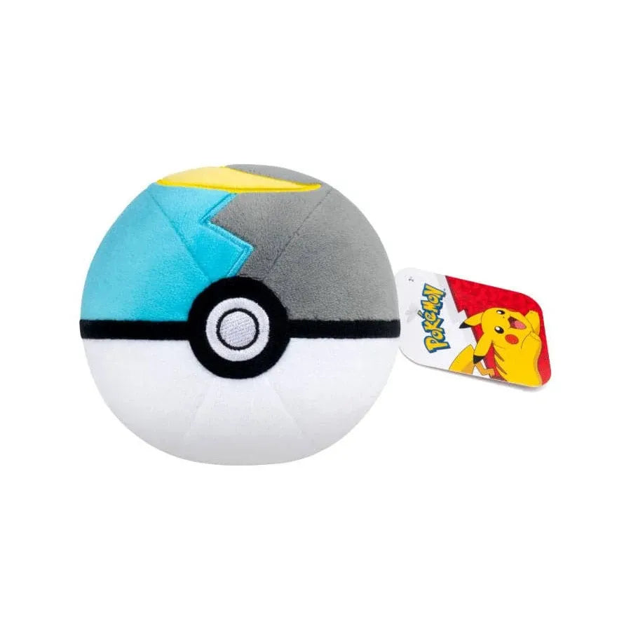 Peluche Pokemon 12 cm POKEBALL grise et bleue